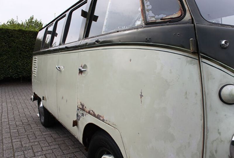 Inner Chrome VW Type 2  Cargo Door Handle Bus  1961 to 1967