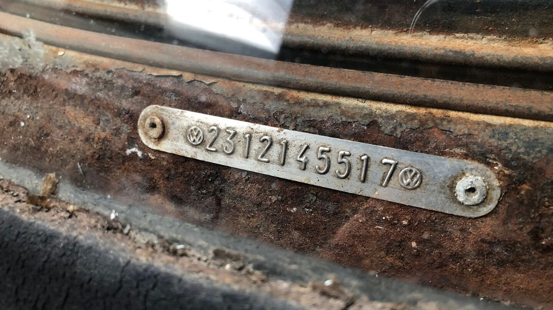 1971 Baywindow Chassis Plate Under Window