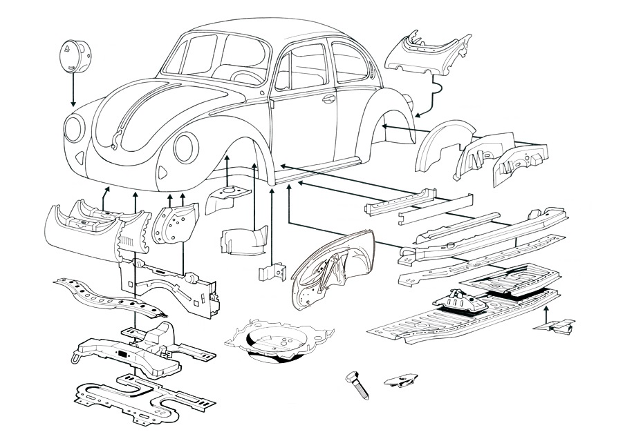 Beetle Repair Panels - Cool Air VW