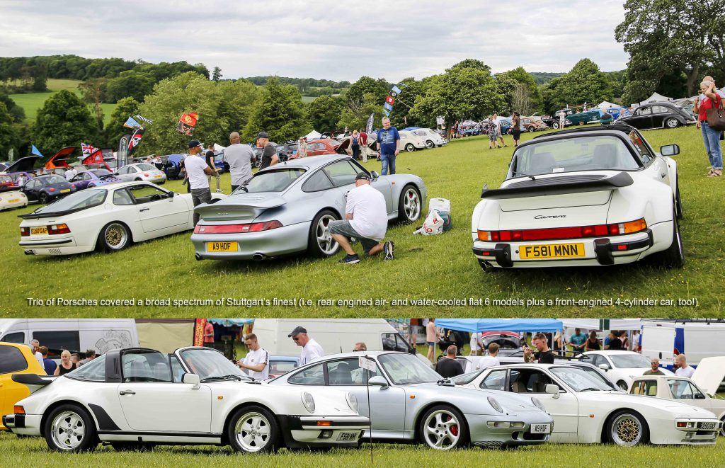 Classic Porsches at Stonor Park VW Show 2019