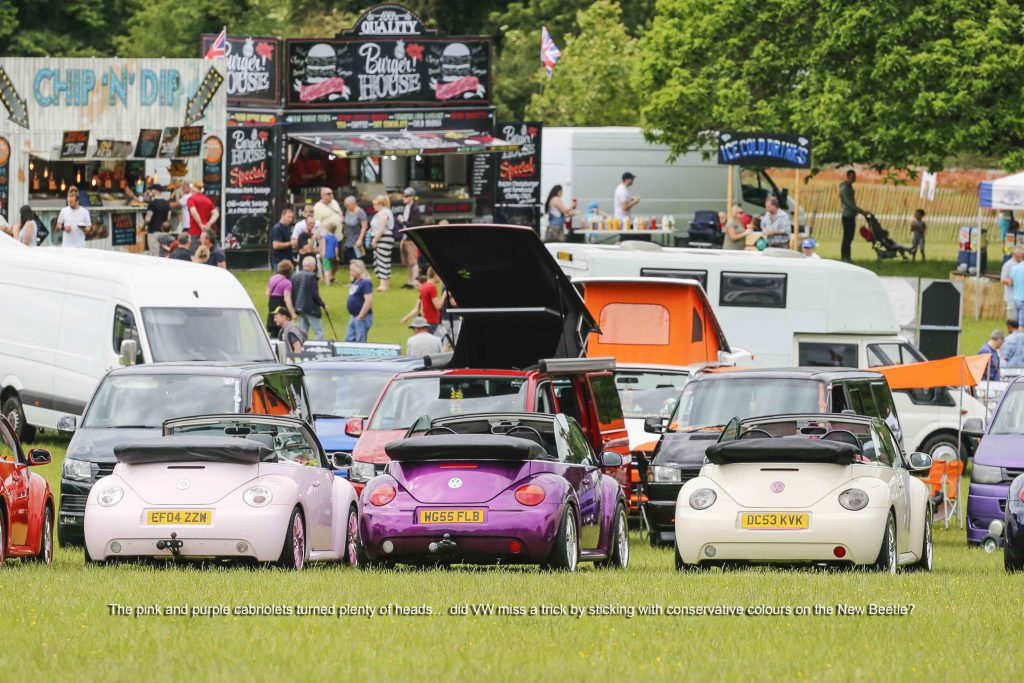 New Shape VW Beetles at Stonor Park VW Show 2019