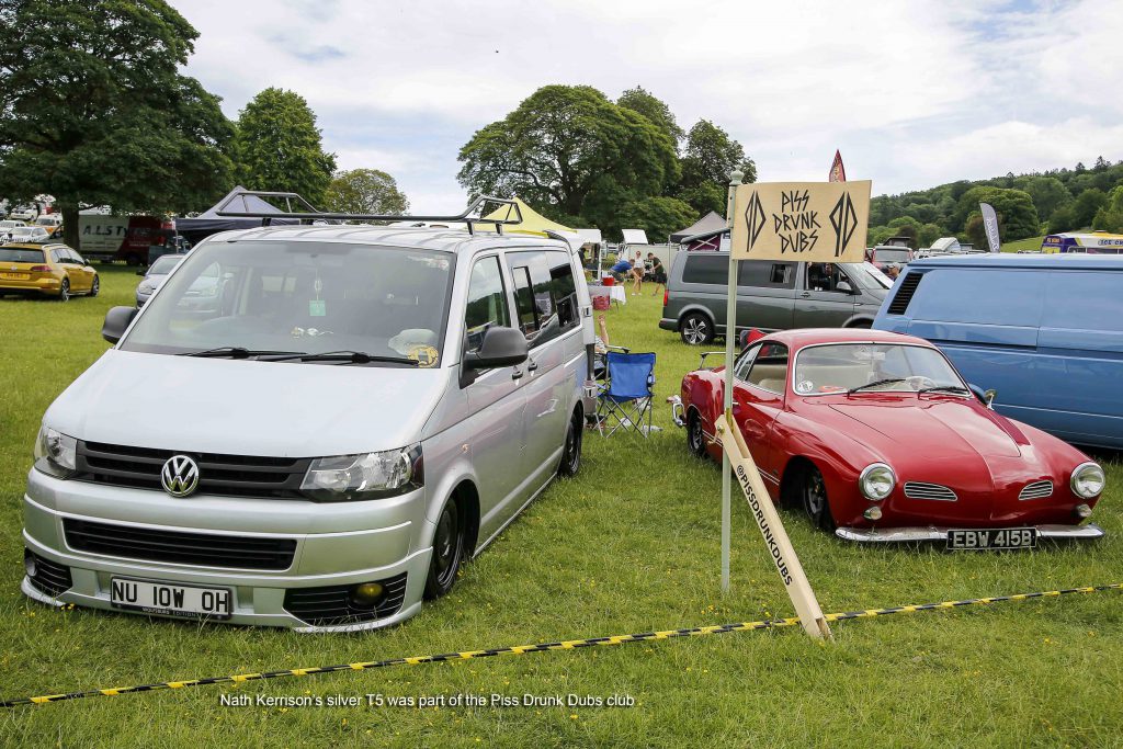 Very Low T5 next to a VW Karmann Ghia