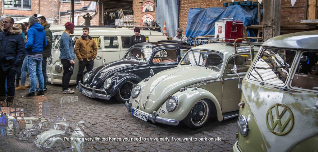 VW Beetles parked up at Ninove 2019