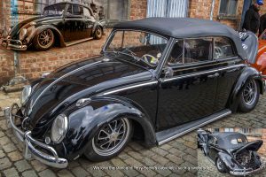 Black Cabriolet Beetle at Ninove 2019