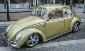 Green VW Beetle at Ninove 2019