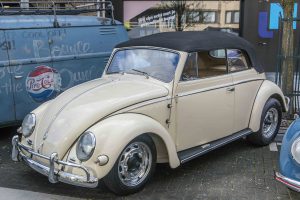 Oval Window Cabriolet Beetle at Ninove 2019