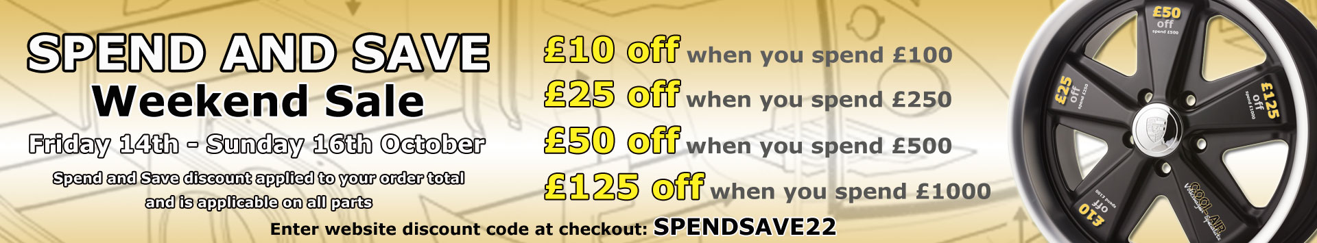Spend + Save Weekend Flash Sale