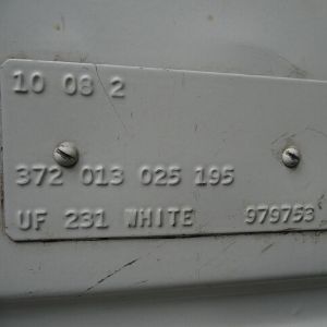 VW Splitscreen Chassis Codes